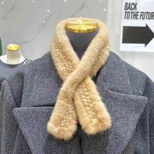 2024水貂毛编织围巾女 厂家、品牌、图片与热帖全攻略